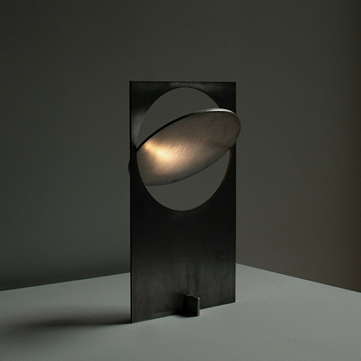 Rotatable Geometric Metal Table Lamp