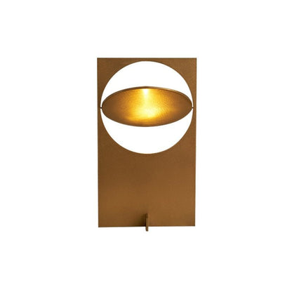 Rotatable Geometric Metal Table Lamp
