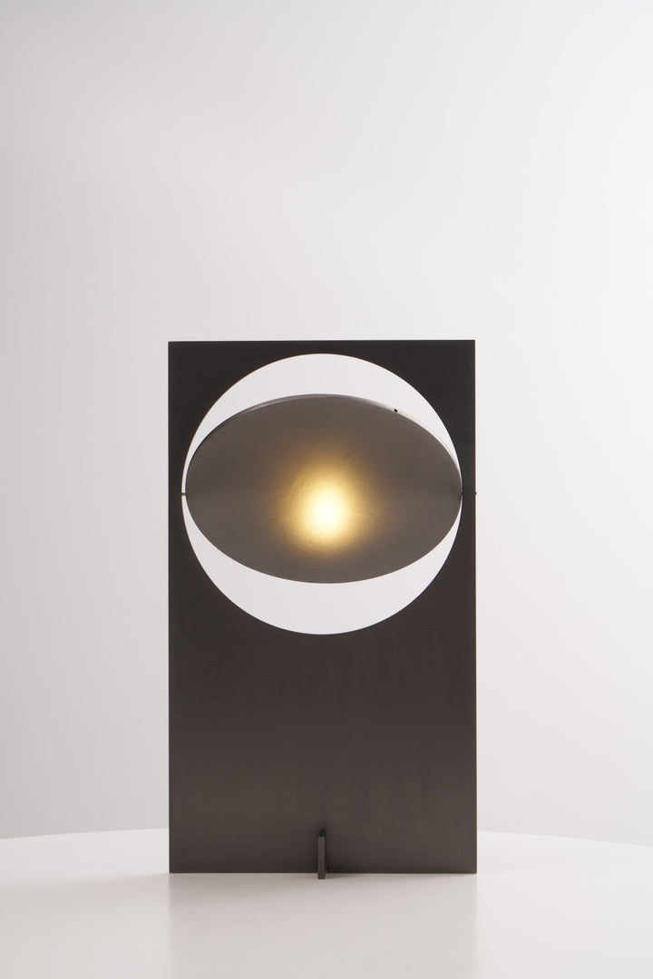 Rotatable Geometric Metal Table Lamp