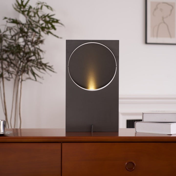 Rotatable Geometric Metal Table Lamp