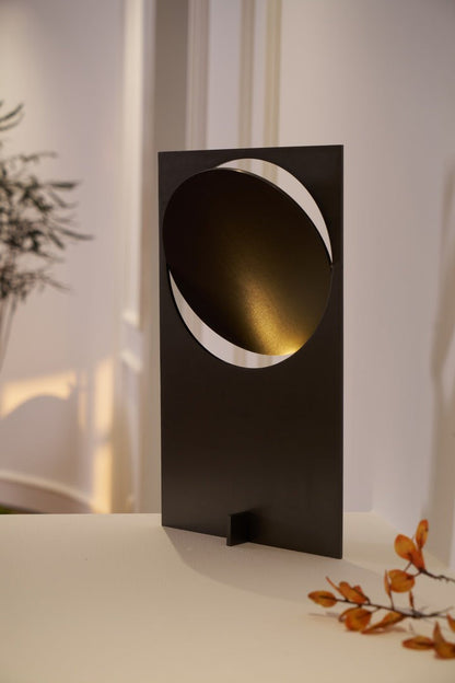 Rotatable Geometric Metal Table Lamp