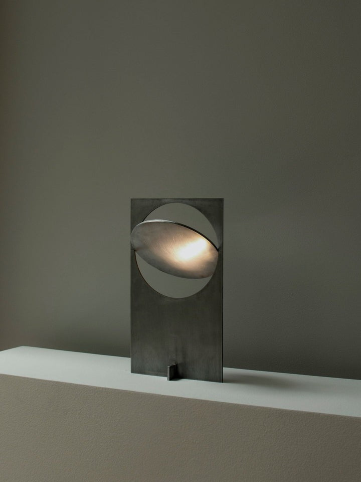 Rotatable Geometric Metal Table Lamp