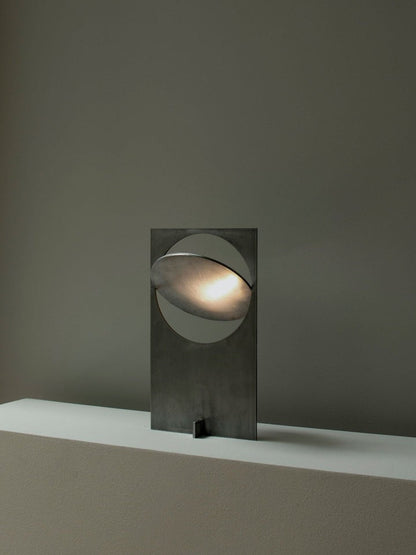Rotatable Geometric Metal Table Lamp