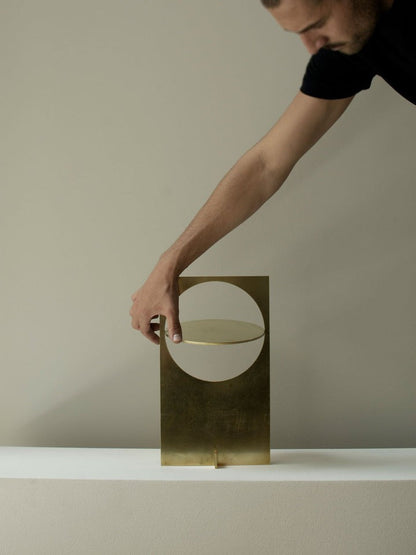 Rotatable Geometric Metal Table Lamp