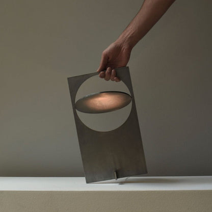 Rotatable Geometric Metal Table Lamp