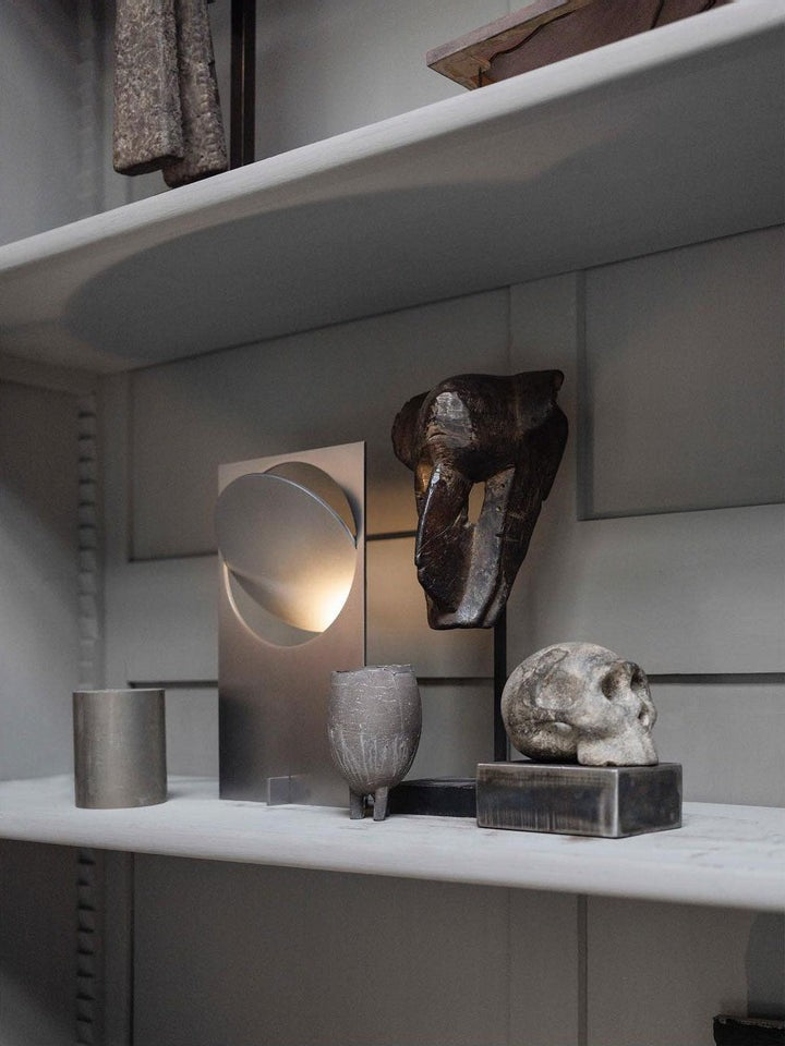 Rotatable Geometric Metal Table Lamp