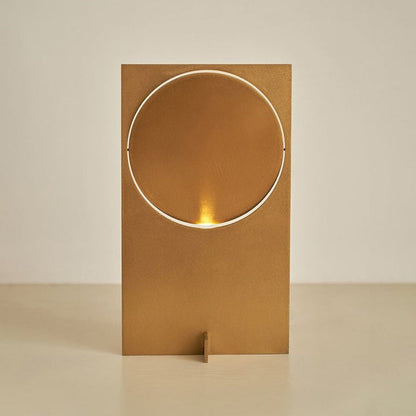 Rotatable Geometric Metal Table Lamp