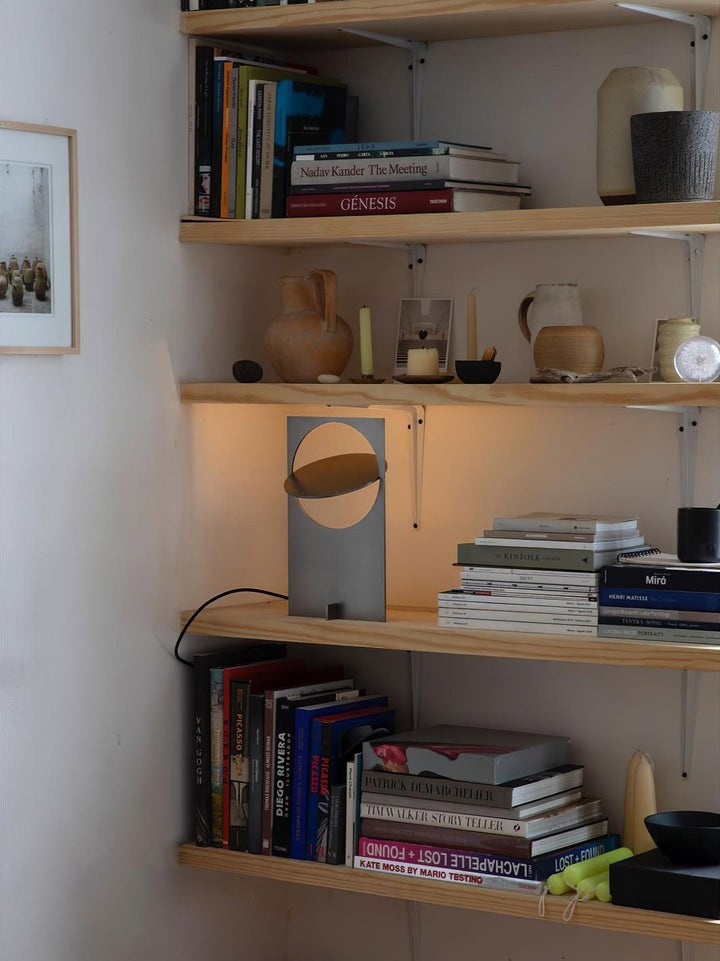 Rotatable Geometric Metal Table Lamp