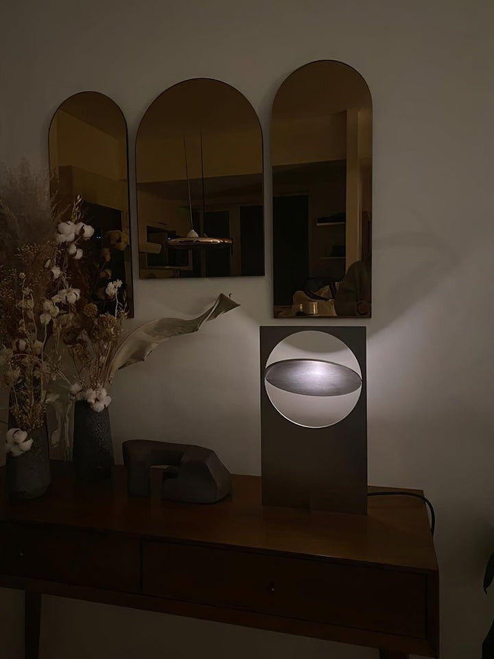 Rotatable Geometric Metal Table Lamp