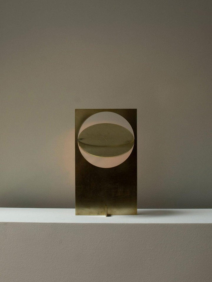 Rotatable Geometric Metal Table Lamp