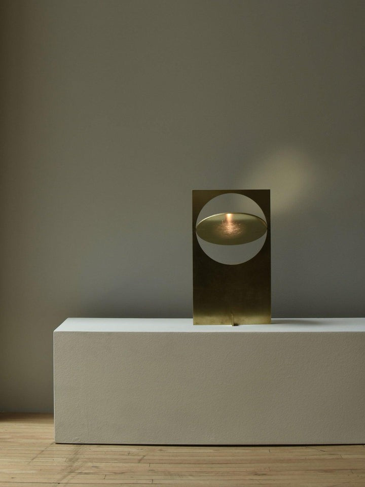 Rotatable Geometric Metal Table Lamp