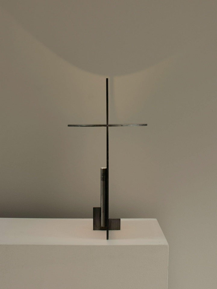 Rotatable Geometric Metal Table Lamp