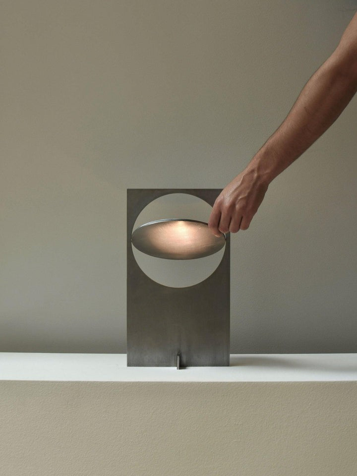 Rotatable Geometric Metal Table Lamp