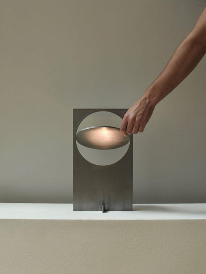 Rotatable Geometric Metal Table Lamp