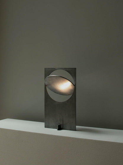 Rotatable Geometric Metal Table Lamp