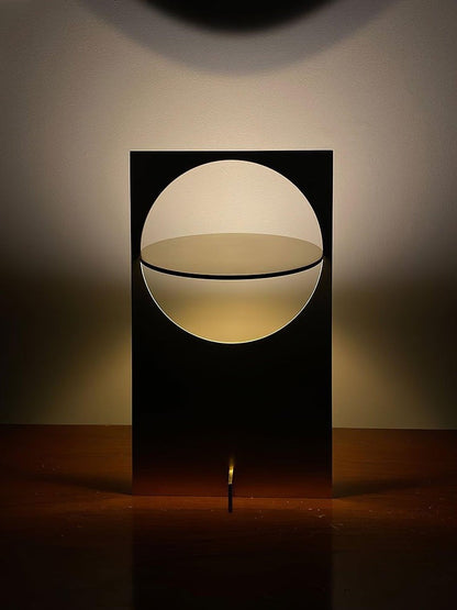 Rotatable Geometric Metal Table Lamp