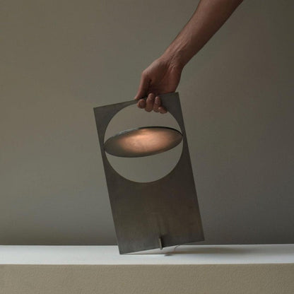 Rotatable Geometric Metal Table Lamp