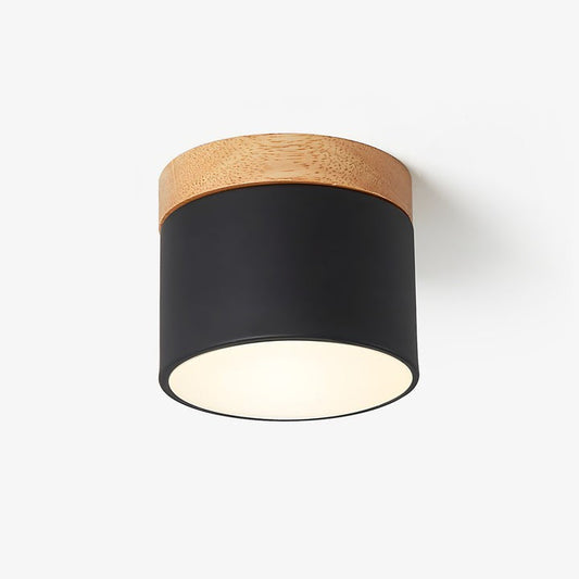 Scandinavian Wooden LED Ceiling Surface Downlight