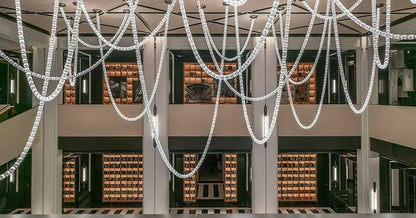 Sculptural Acrylic LED Chandelier - 80/100/111 Heads, Chrome or Gold