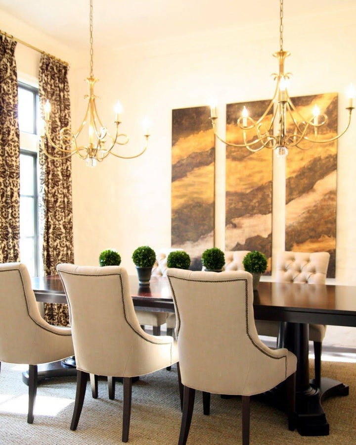Sculptural Double-Twist Crystal Chandelier