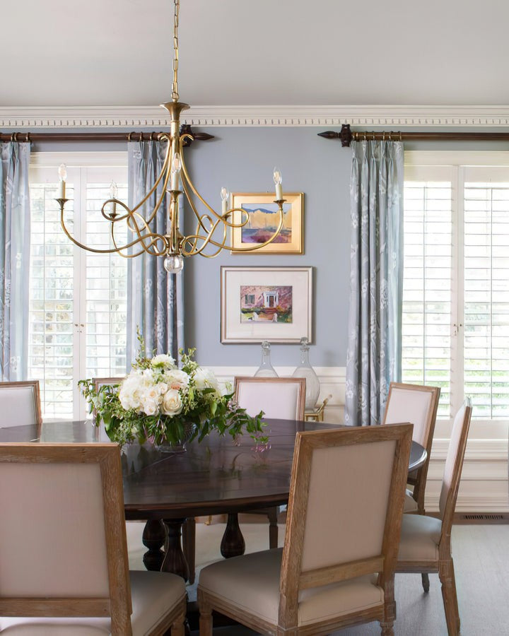 Sculptural Double-Twist Crystal Chandelier