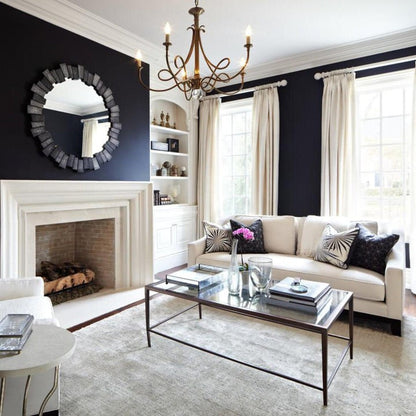 Sculptural Double-Twist Crystal Chandelier