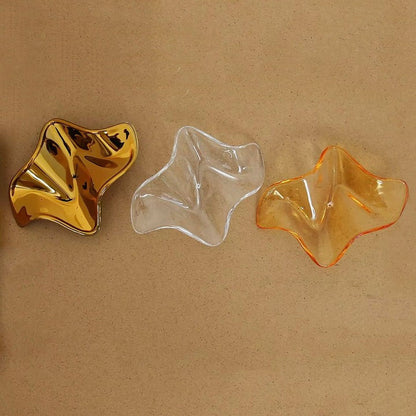 Sculptural Glass Wave Pendant Light