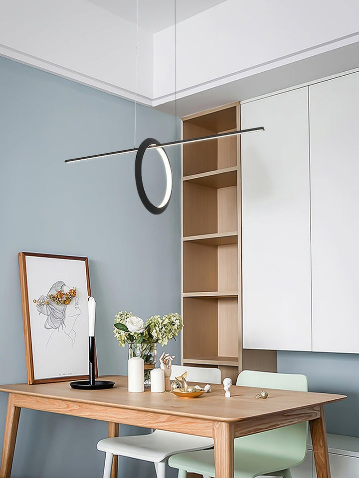 Sleek Adjustable Linear LED Pendant Light