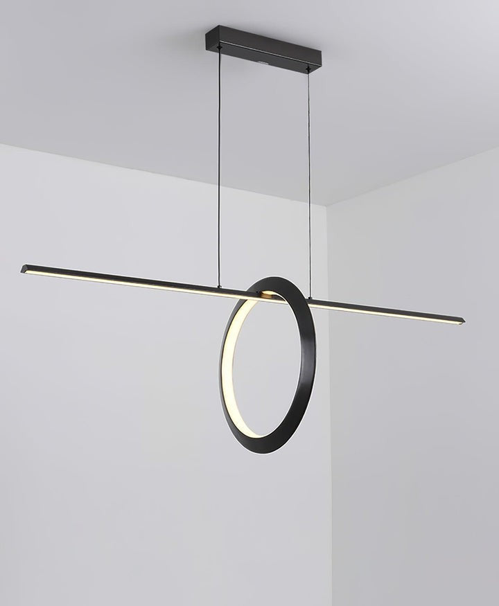 Sleek Adjustable Linear LED Pendant Light