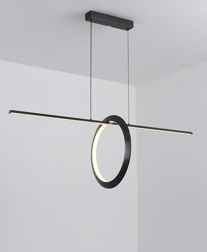 Sleek Adjustable Linear LED Pendant Light