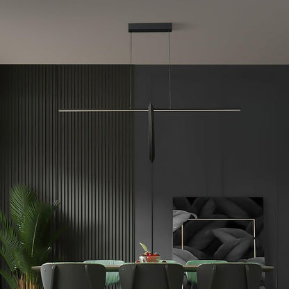 Sleek Adjustable Linear LED Pendant Light