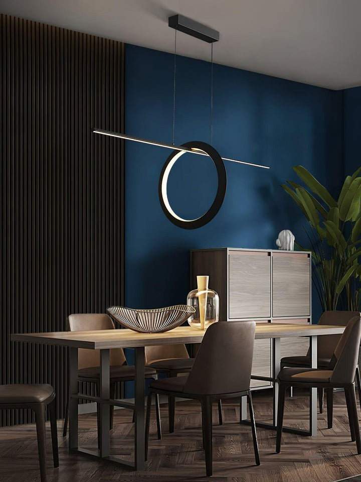 Sleek Adjustable Linear LED Pendant Light