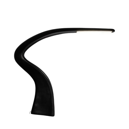 Slim Curved LED Floor Lamp for Task Lighting