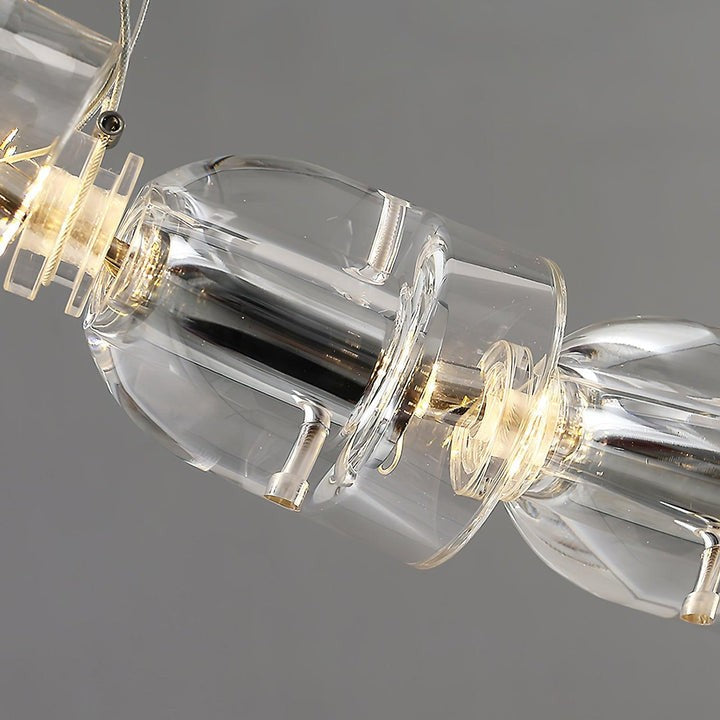 Snake-Inspired LED Chandelier – 81-Light Modern Fixture