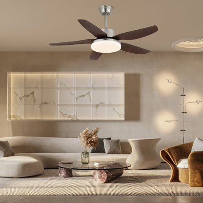 Sofia LED Ceiling Fan with Wooden Blades