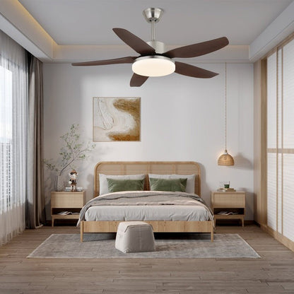 Sofia LED Ceiling Fan with Wooden Blades