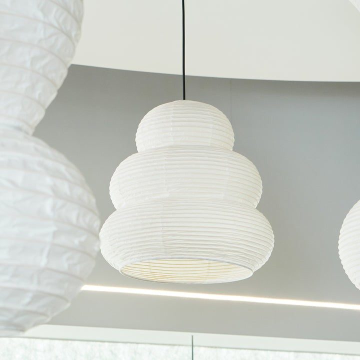 Soft Diffused 24" Rice Paper Pendant Light