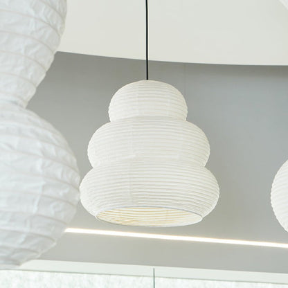 Soft Diffused 24" Rice Paper Pendant Light