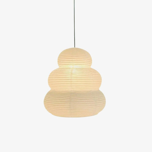 Soft Diffused 24" Rice Paper Pendant Light