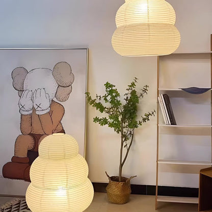 Soft Diffused 24" Rice Paper Pendant Light