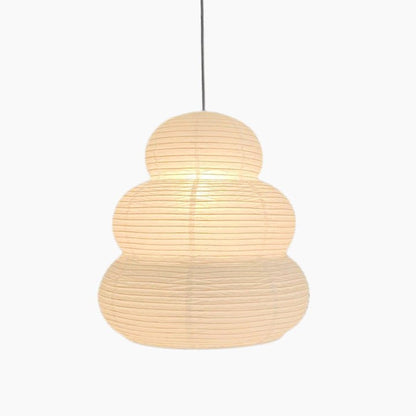 Soft Diffused 24" Rice Paper Pendant Light