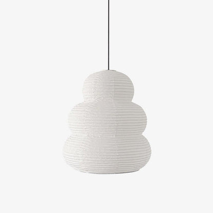 Soft Diffused 24" Rice Paper Pendant Light