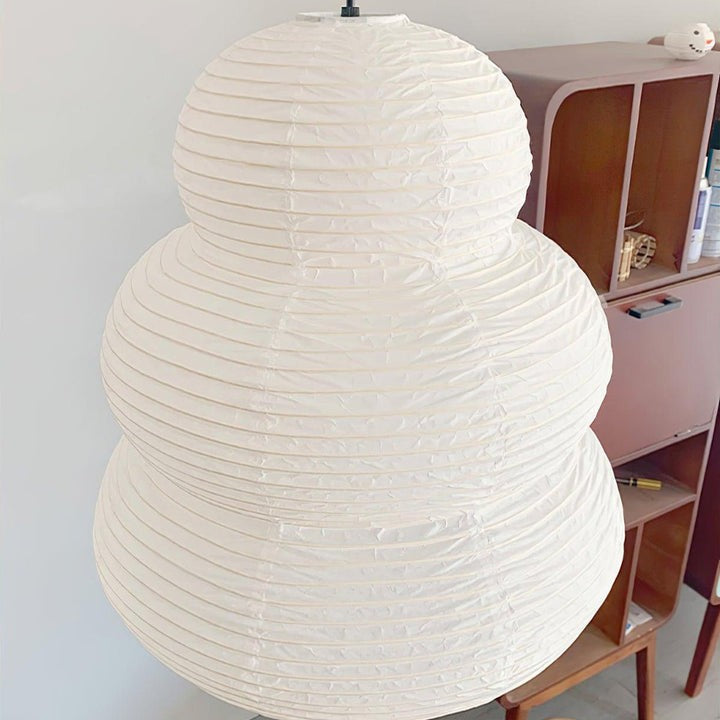 Soft Diffused 24" Rice Paper Pendant Light
