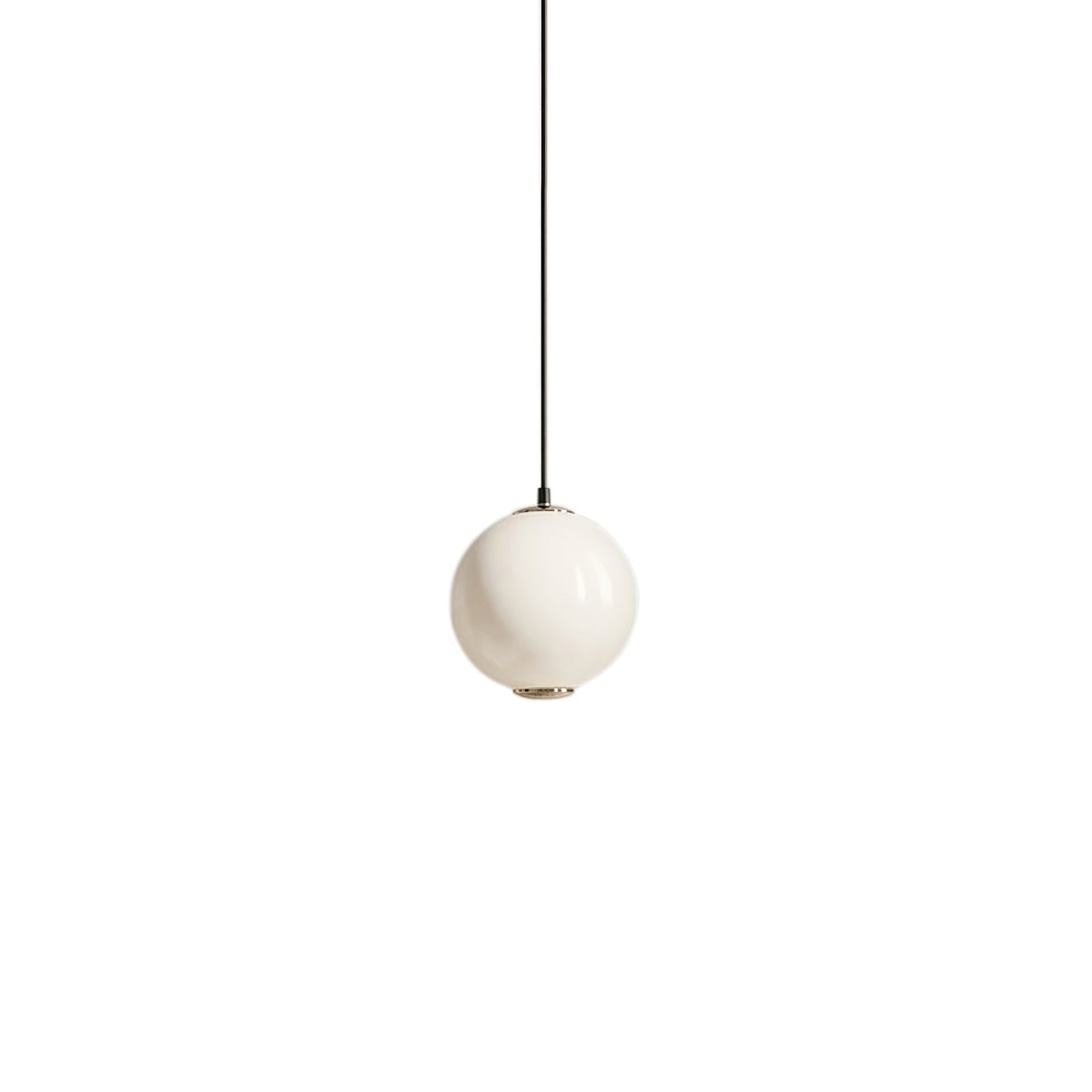Stacked Double Glass Globe Pendant Light