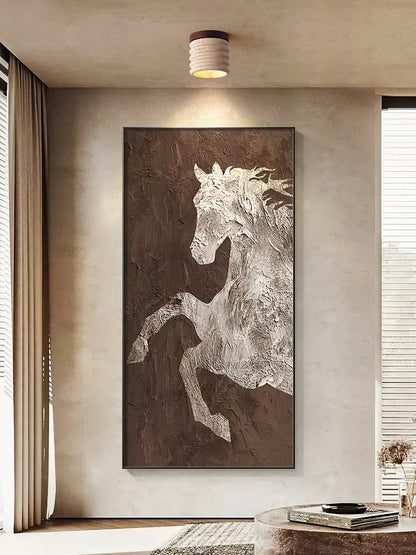 Textured Travertine LED Ceiling Light with Walnut Accents