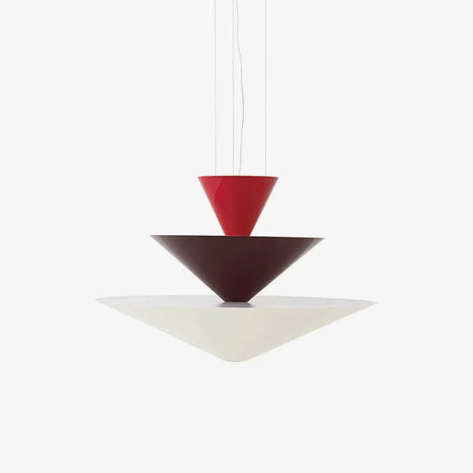 Tiered Sculptural Pendant Light
