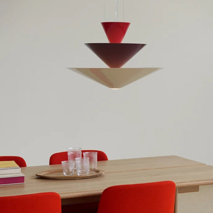 Tiered Sculptural Pendant Light