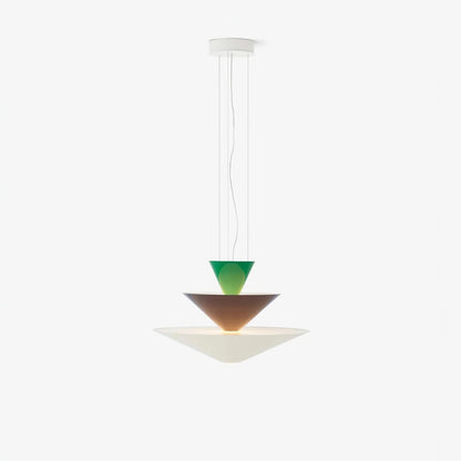 Tiered Sculptural Pendant Light