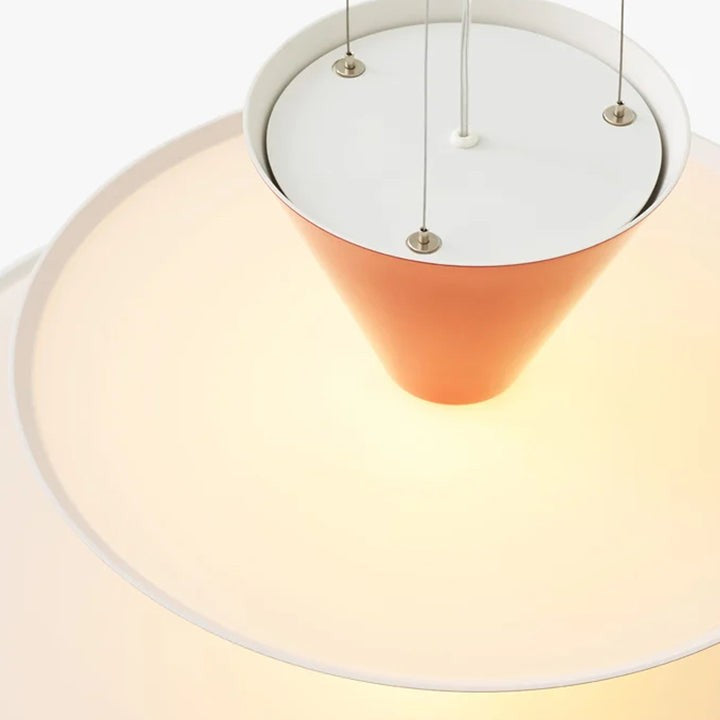 Tiered Sculptural Pendant Light