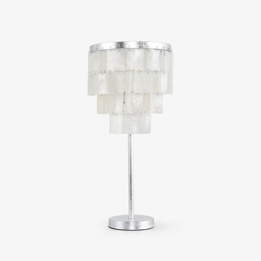 Tiered Shell Table Lamp – Ambient Pearlescent Glow